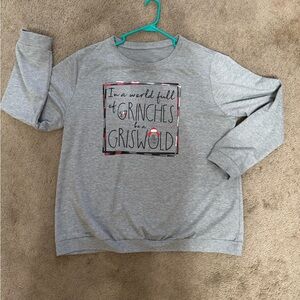 Gray Graphic Sweatshirt